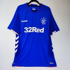 Glasgow Rangers 2018 - 2019 Hummel Home Football Shirt | Men's 2XL