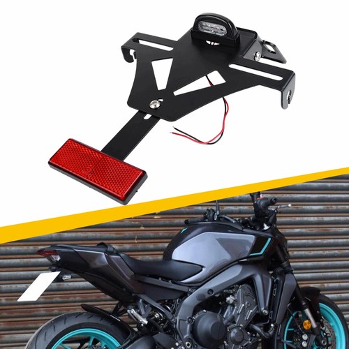 Black rear tail tidy - rear, license