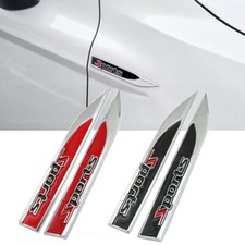 1Pair 3D Sports Metal Car