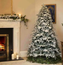 White christmas tree - white,