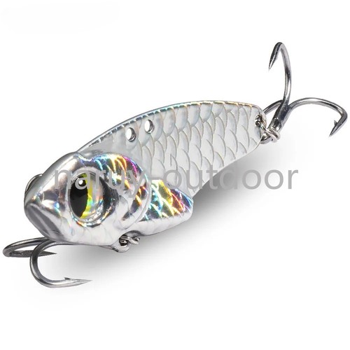 6pcs metal vib spinner spoon - 6pcs,