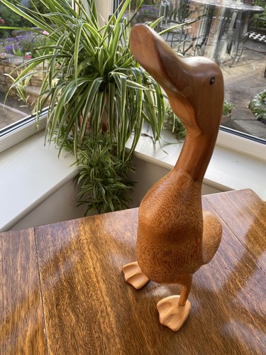 Dcuk hand carved wooden duck - dcuk,