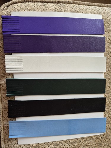 Real leather bookmark - leather,