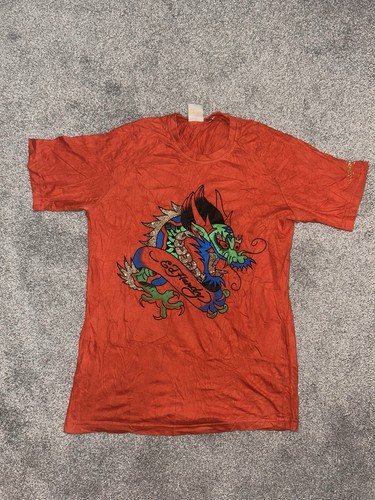 Hardy vintage y2k orange t - vintage,