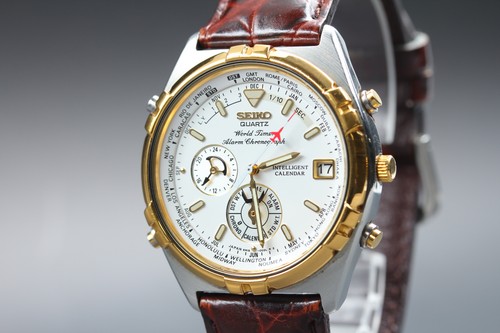 Vintage 1995 seiko world timer - 1995,