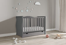 Baby Willow Grey Sleigh Cot /