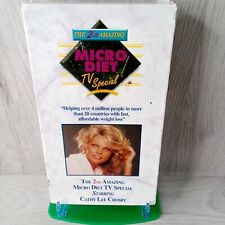 THE 2ND AMAZING MICRO DIET CATHY LEE CROSBY VHS - RARE RETRO VINTAGE SERIES