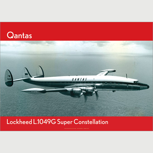 Qantas lockheed super - lockheed,