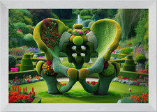 Pelvis Topiary Framed Wall Art Poster Canvas Print Picture