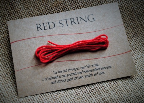 Red string fate wish - of,