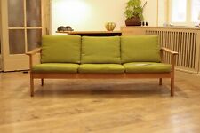 TRUE VINTAGE VAMO Møbelfabrik Sonderborg COUCH sofa oak green danish design 70s