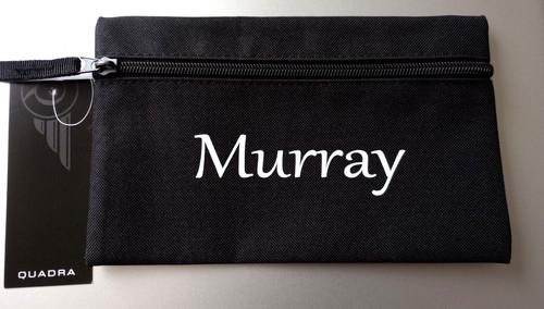 Personalised pencil case black - personalised,