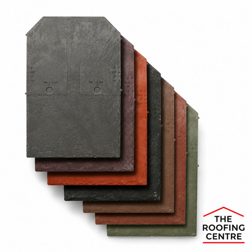 Synthetic slate tile roof - tile,
