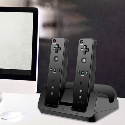 Black charger docking station - black,