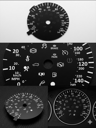 Speedo conversion dial kmh - dial, to