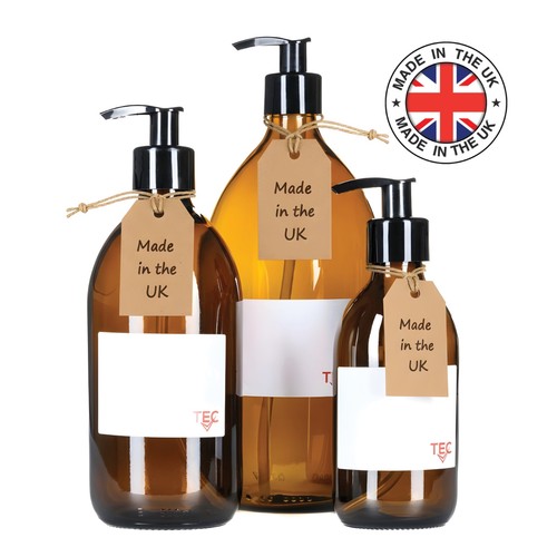 Tec amber glass bottles with - amber,
