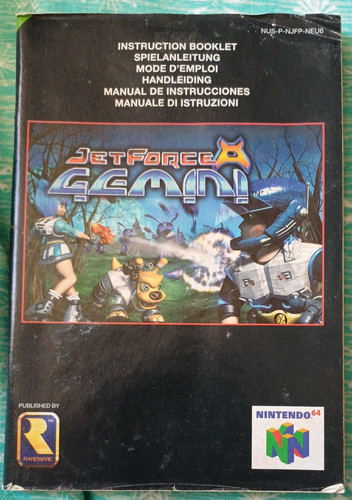 Nintendo n64 instruction - 64,