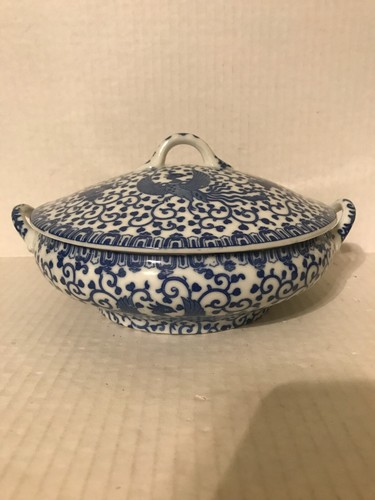 Vintage round blue - round,