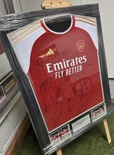 Signed Arsenal Squad Shirt