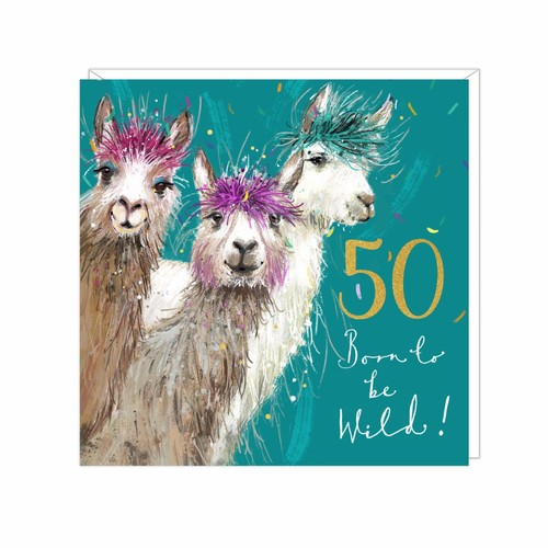 50th birthday card - 50th,