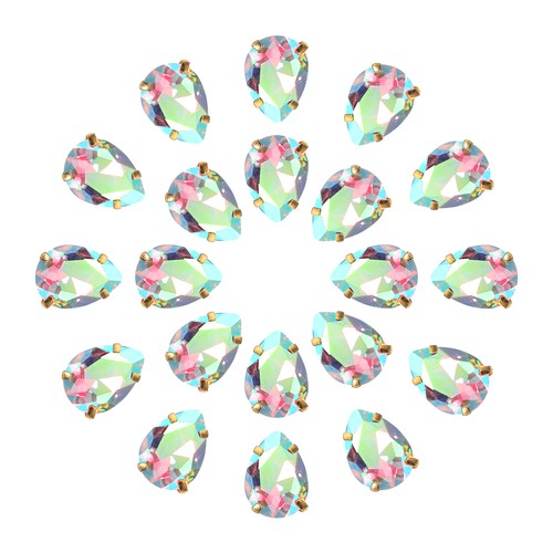 20pcs teardrop sew - teardrop, on