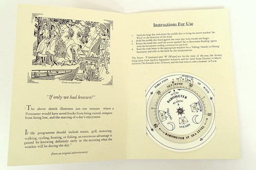 Vintage pocket weather - vintage,