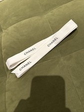 Genuine Chanel Ribbon - White