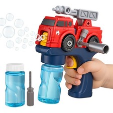 Kids Fire Truck Bubble Gun