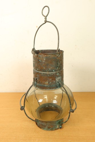 Antique oil ships lamp - ships,
