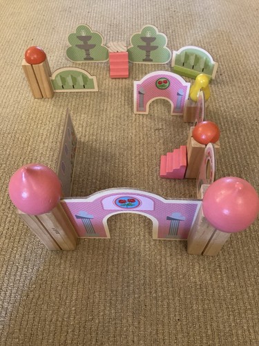 Girls toy wooden palace - palace, and