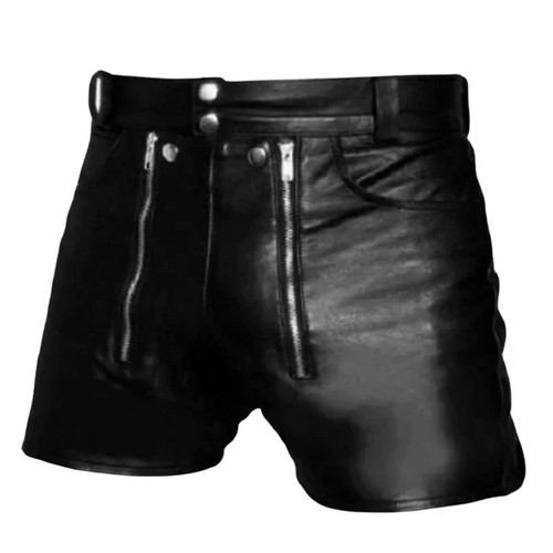 Men genuine black - genuine, leather