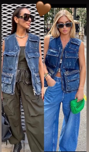 Zara quilted denim jacket - zara, bnwt