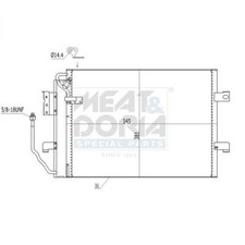 AC Condenser Fits MERCEDES