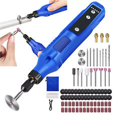 Cordless Rotary Multi Tool Variable 5 Speed & 80 Accessory Set Dremel Compatible