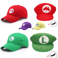 Super Mario Brothers Hat Mario / Luigi / More Adult Children Unisex Cap Costume