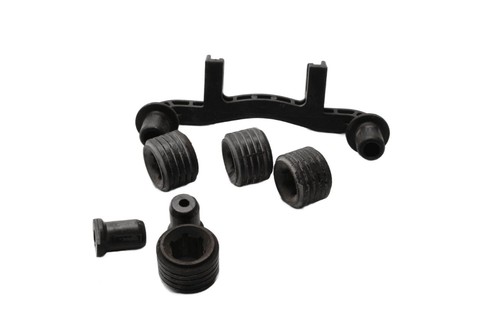 Air filter box holder - holder, damper