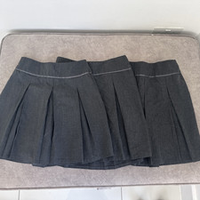 Grey School Pleated