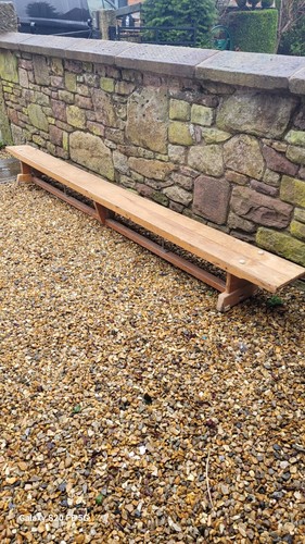 Vintage school gymnasium bench - vintage,