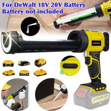 Electric Cordless Caulking Gun Glass Mastic Sealant Gun For Dewalt 18V Battery