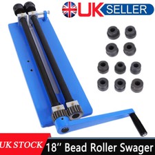 18" Bead Roller Former Swager Rotary Swaging Machine Flanging Bending DIY Tool