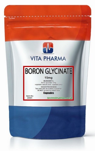 Boron glycinate 15mg - glycinate,