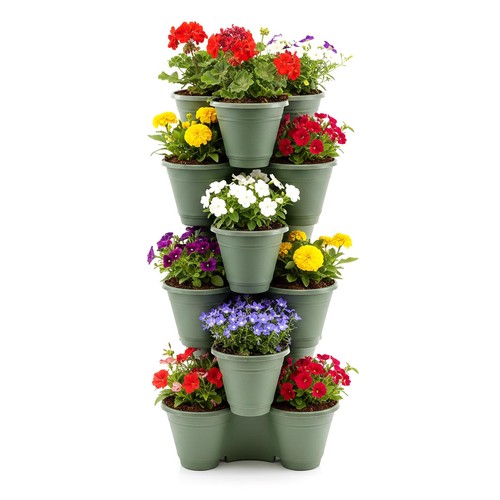 Stackable strawberry planters - stackable,