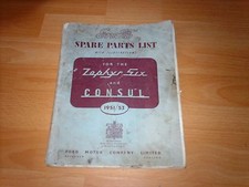 Ford Parts catalogue Zephyr V6