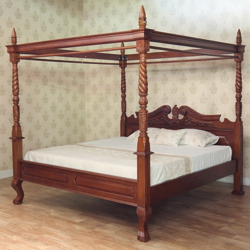Four poster canopy bed - poster,