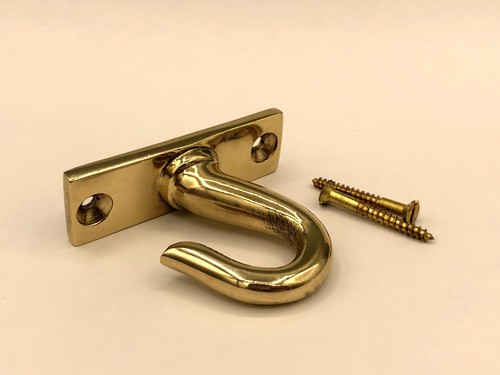 Solid brass heavy duty coat - brass,