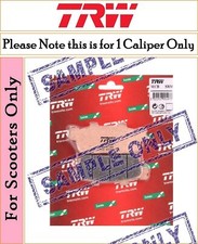 Piaggio Typhoon 125 2011 [Front Sintered Brake Pads] [TRW Scooter SRM Series]