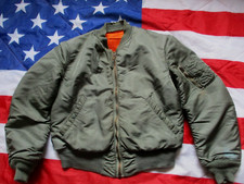 US AIR FORCE USAF ISSUE 1965 VIETNAM WAR alpha industries ma1 MA 1 PILOTS JACKET
