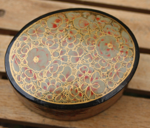 Vintage kashmir paper mache - vintage,