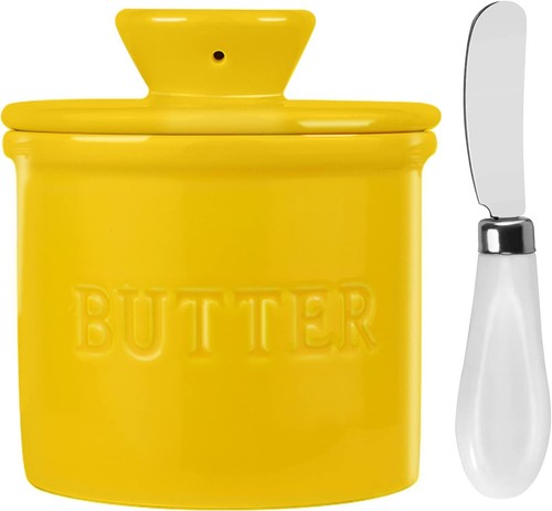 French butter crock - french,