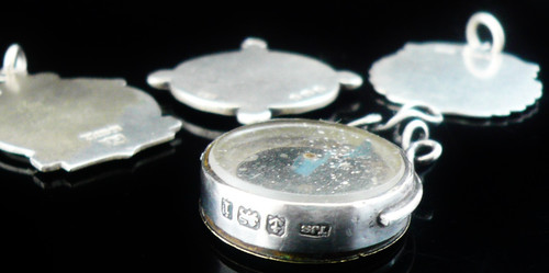 Sterling silver pocket watch - 4,